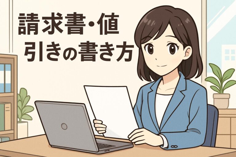 請求書 値引きの書き方まとめ｜取引先から信頼される対応術と